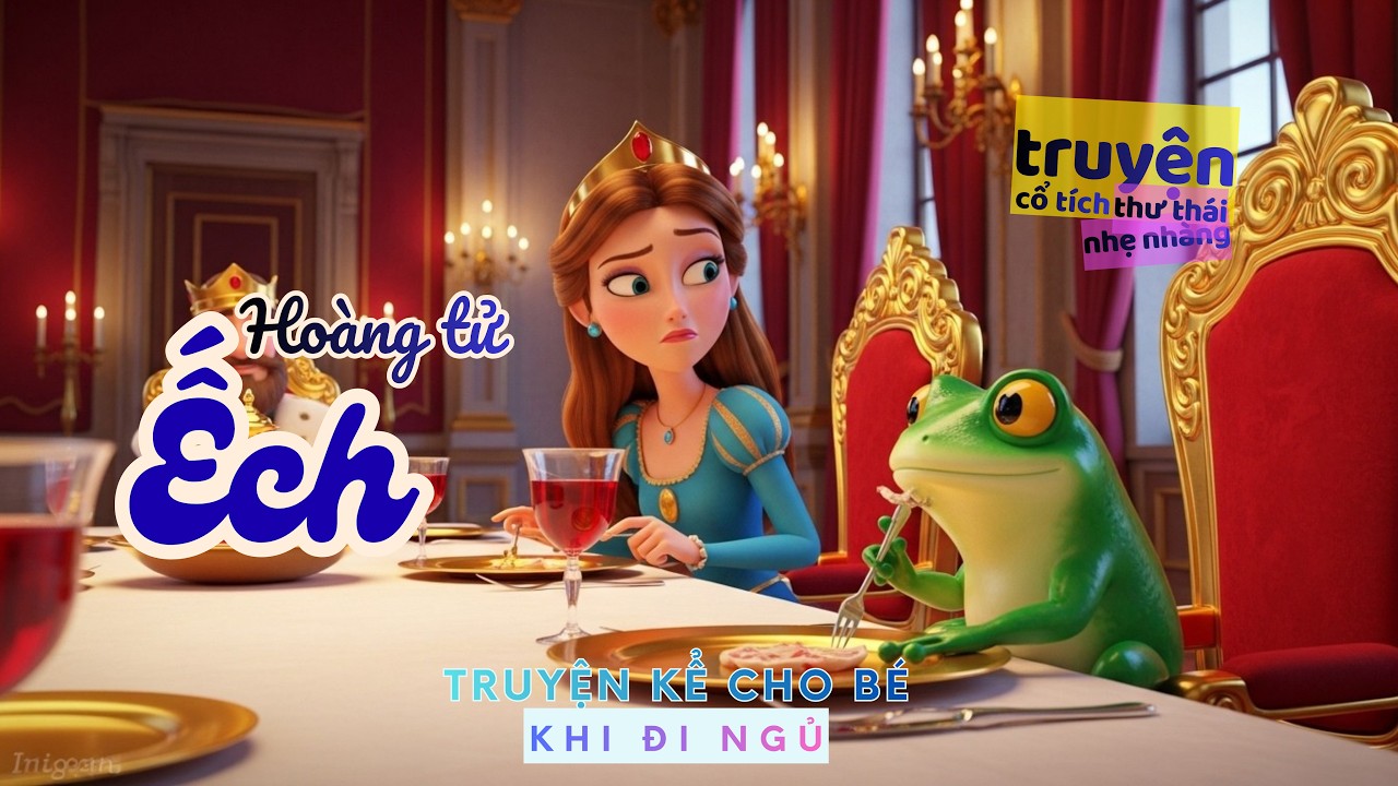Hoàng tử Ếch | Sách nói NHẸ NHÀNG, ÊM ÁI | TRUYỆN THAI GIÁO | Cổ tích cho bé ngủ ngon