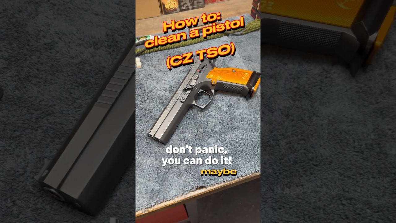 gun cleaning in 60 seconds - CZ TSO