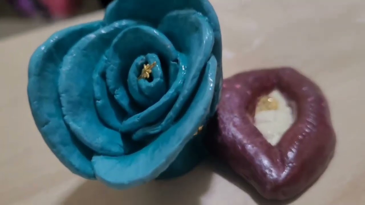 Painting a Ceramic Rose | Handbuilt Pottery Painting Process