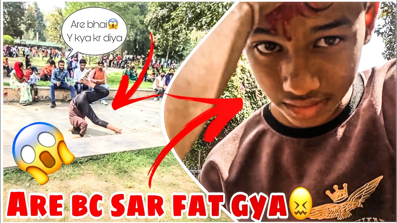 double flip with public reaction purana qila full crowd 😯😯