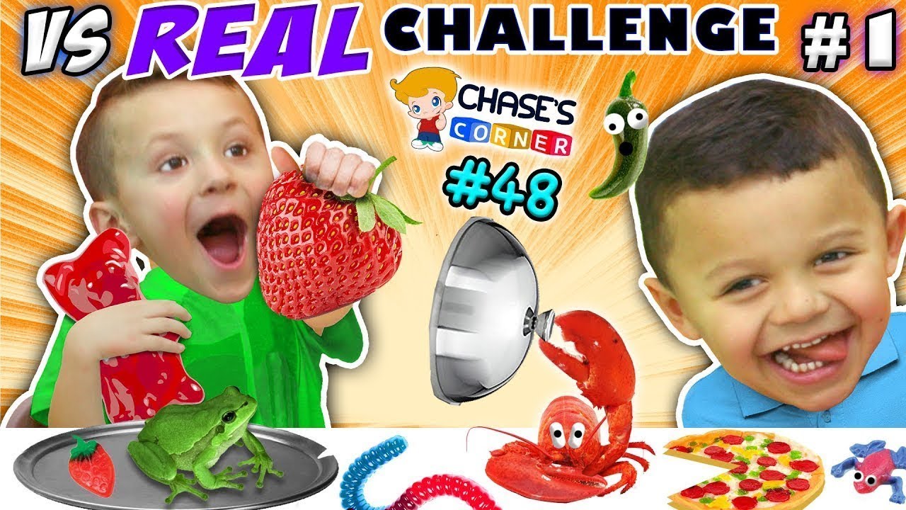 Chase's Corner: Gummy vs Real (#48) | DOH MUCH FUN