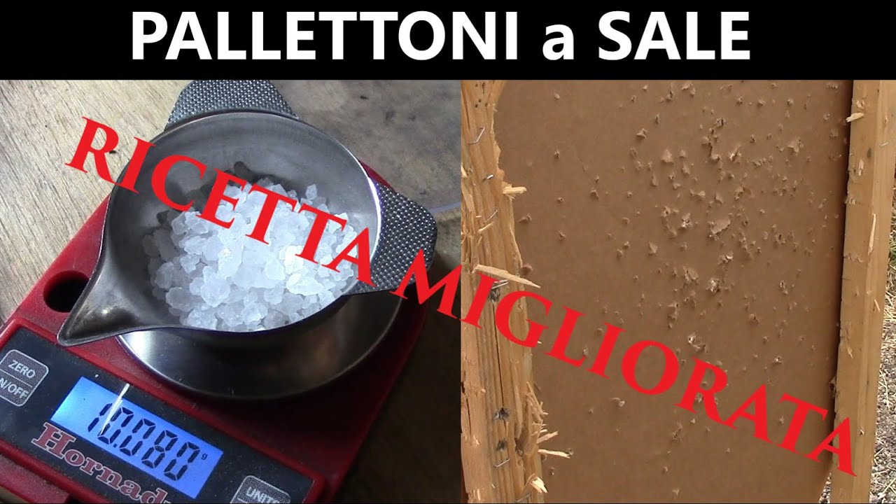 Pallettoni a SALE: RICETTA MIGLIORATA