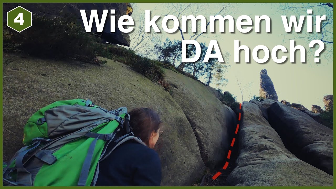 Vier abenteuerliche Stiegen an einem Kletter-Tag in der sächsischen Schweiz