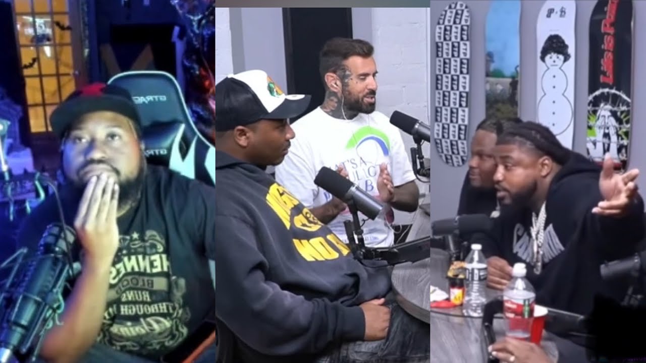 Big 22 vs Rooga! Akademiks reacts to Rooga & Adam 22 almost coming to Blows at no Jumper!
