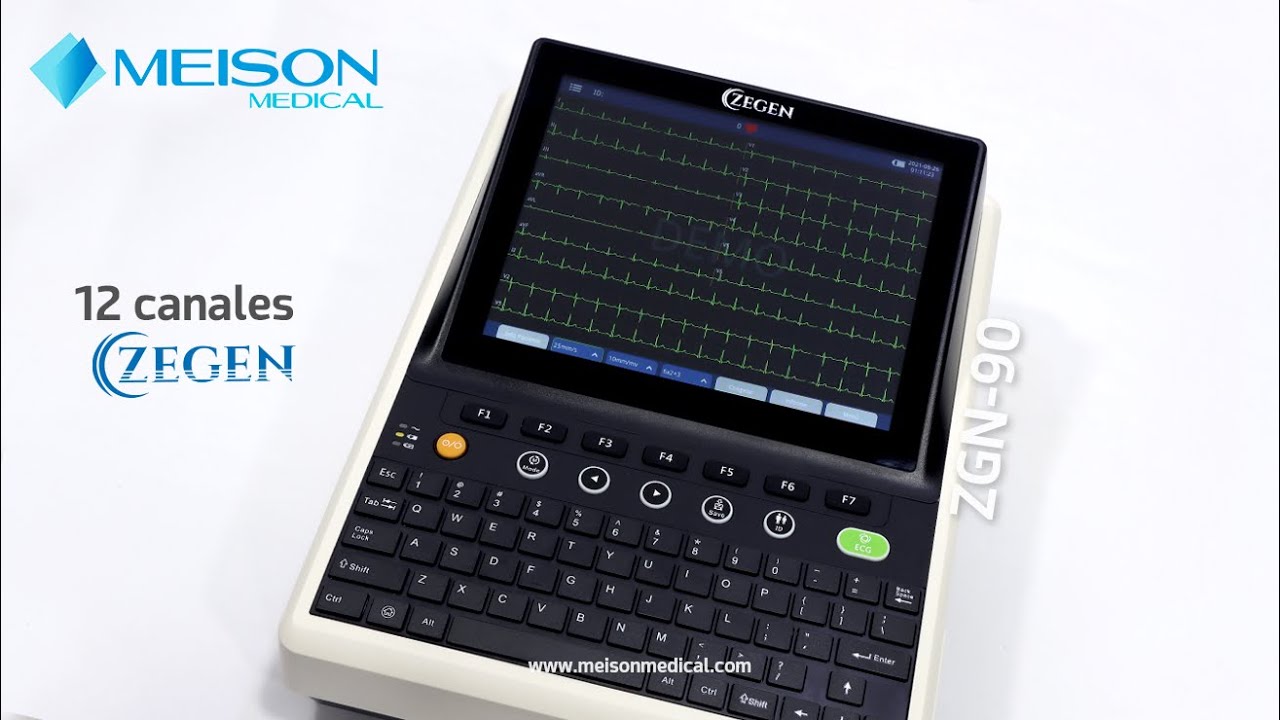 Electrocardiógrafo de 12 canales ZGN-90