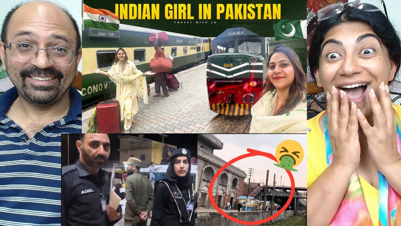 Indian girl in Pakistan😟 Pakistani Railway 🚃 Wagah Border to Panja Sahib via Lahore😲 |