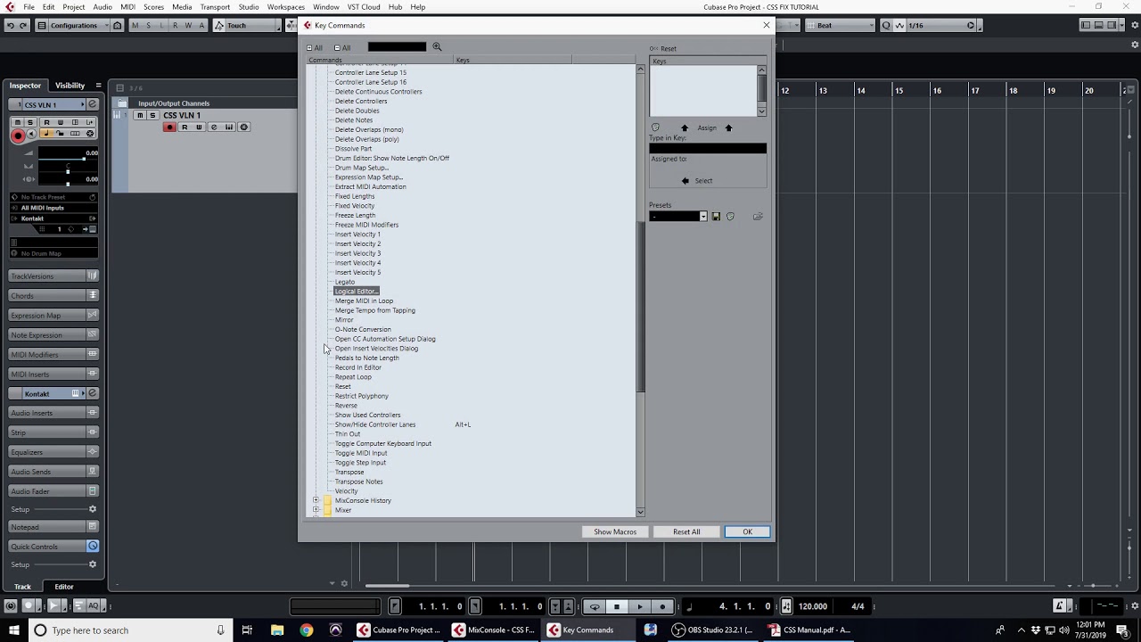Cinematic Studio Strings - Legato Delay Offset FIX in Cubase 9.5
