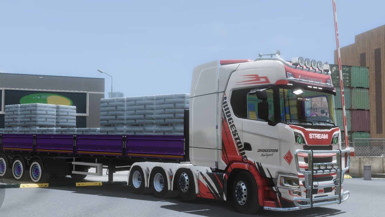 Truckers of Europe 3 delivery fertilizer bags #toe3 #ets2 #ets #toe3update #truckersofeurope3