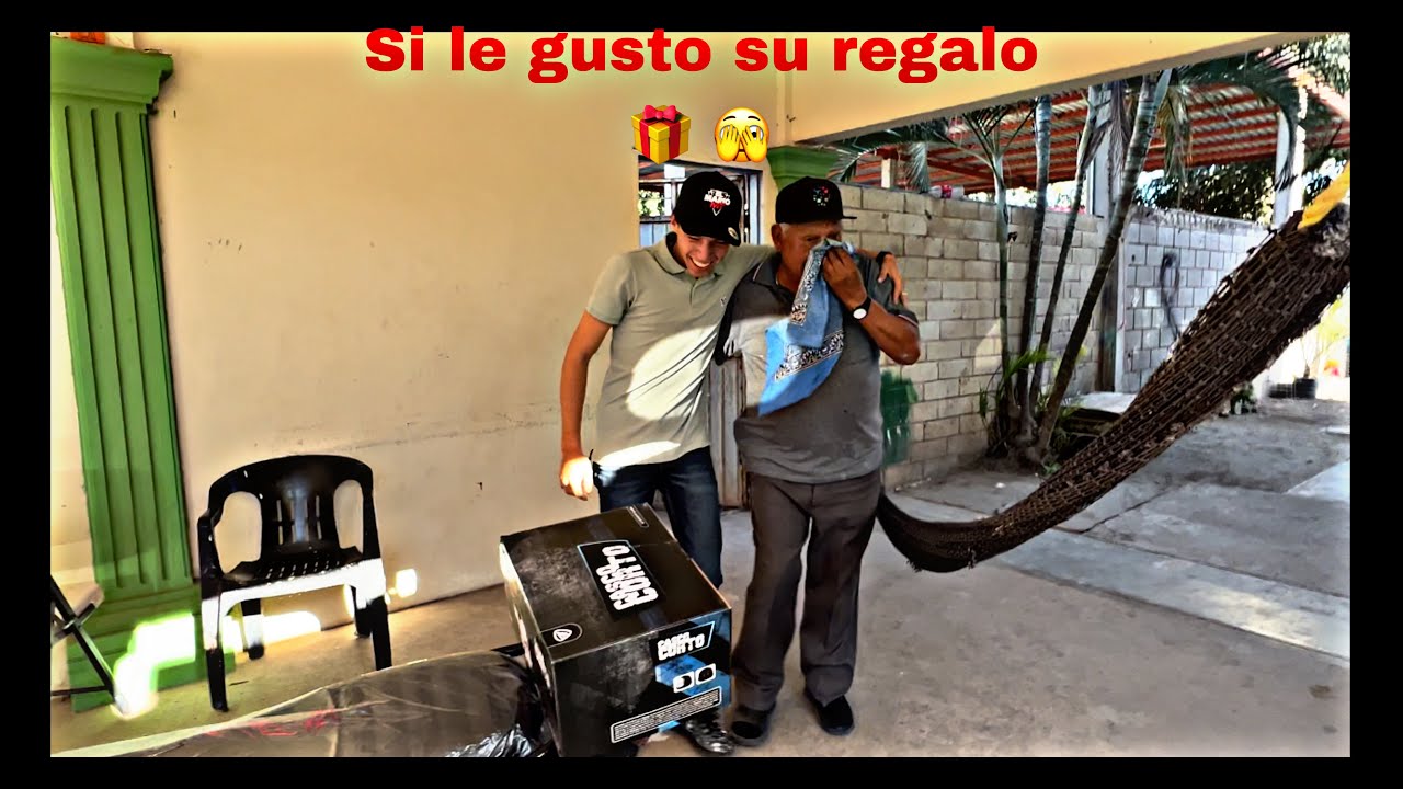 LE DOY UN REGALO A MI ABUELO POR SU CUMPLEAÑOS 🎁 Y ESTA FUE SU REACCION ‼️(elmariomt)