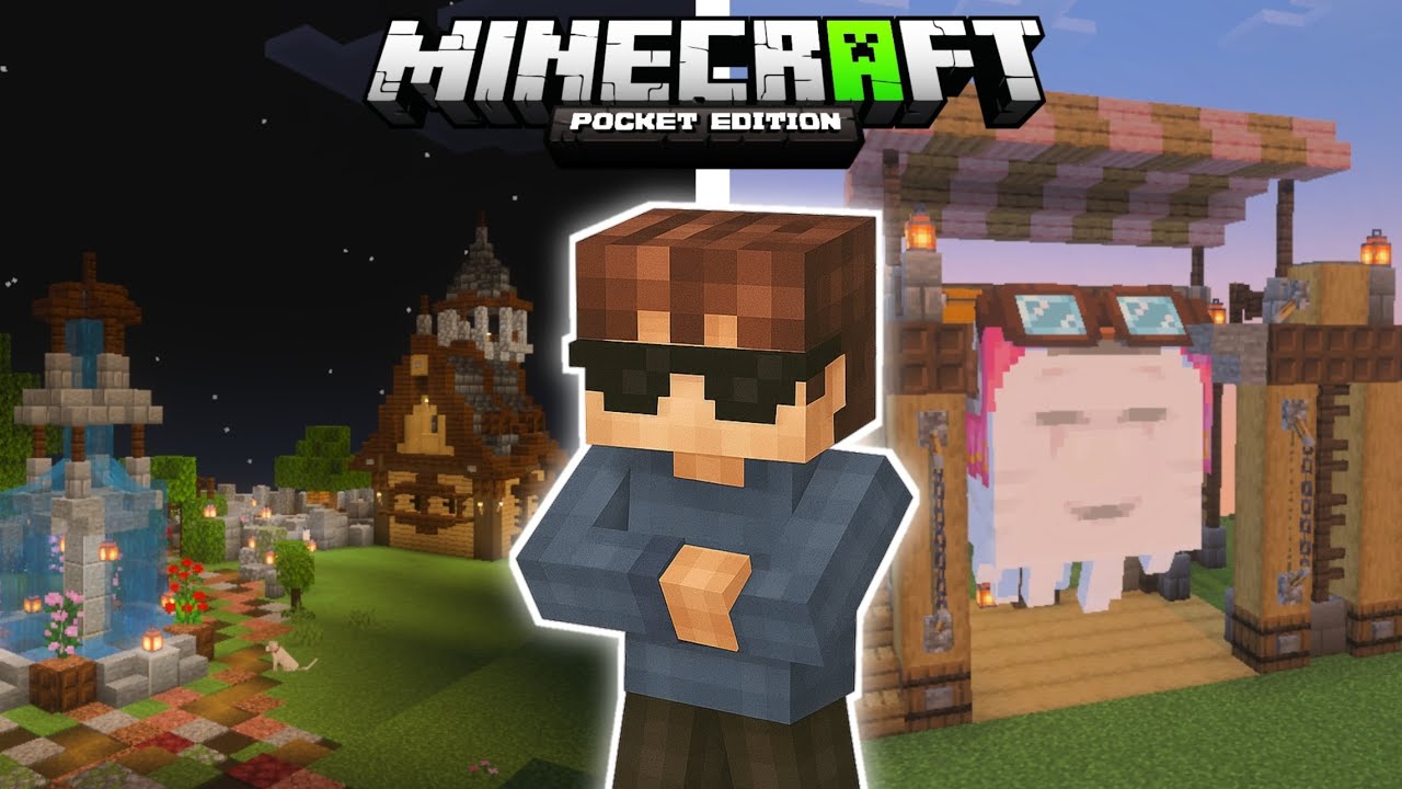 Happy Ghast In Minecraft Pe🔥Survival Series Ep 3||Rescue Happy Ghast And Build Some Structure