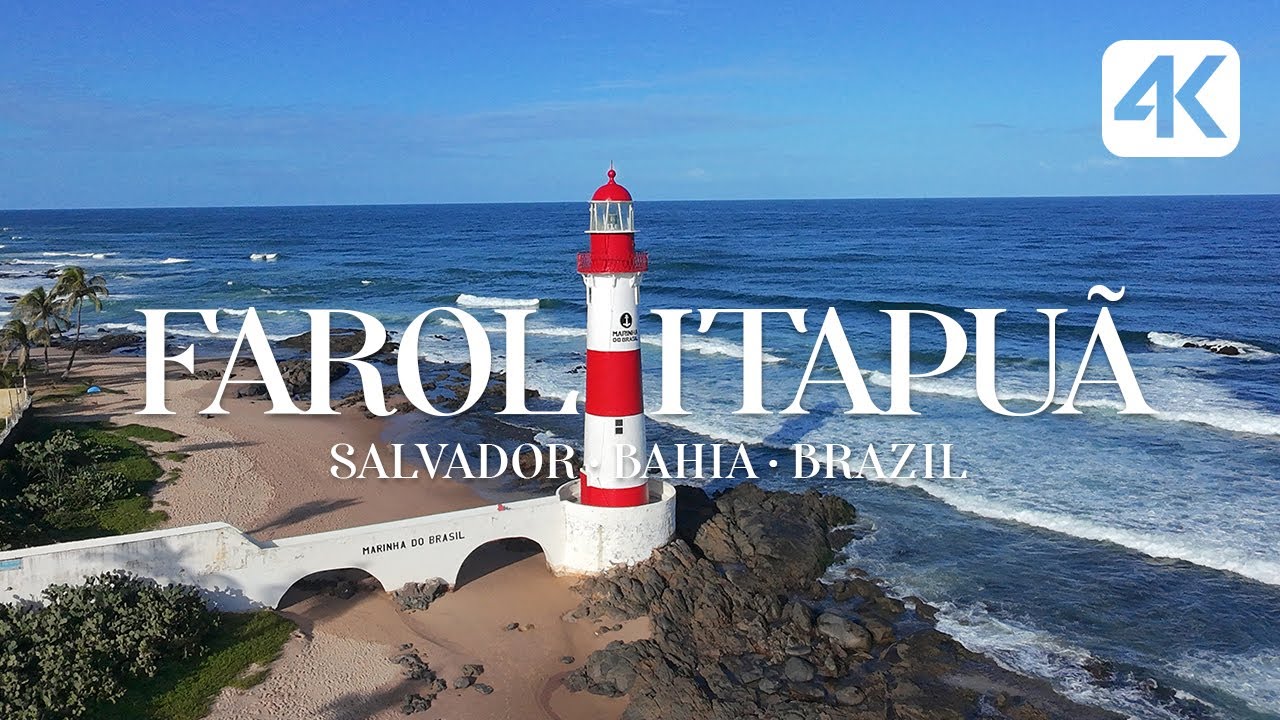 FAROL DE ITAPUÃ | DRONE SALVADOR • 4K HDR (Bahia • Brasil)