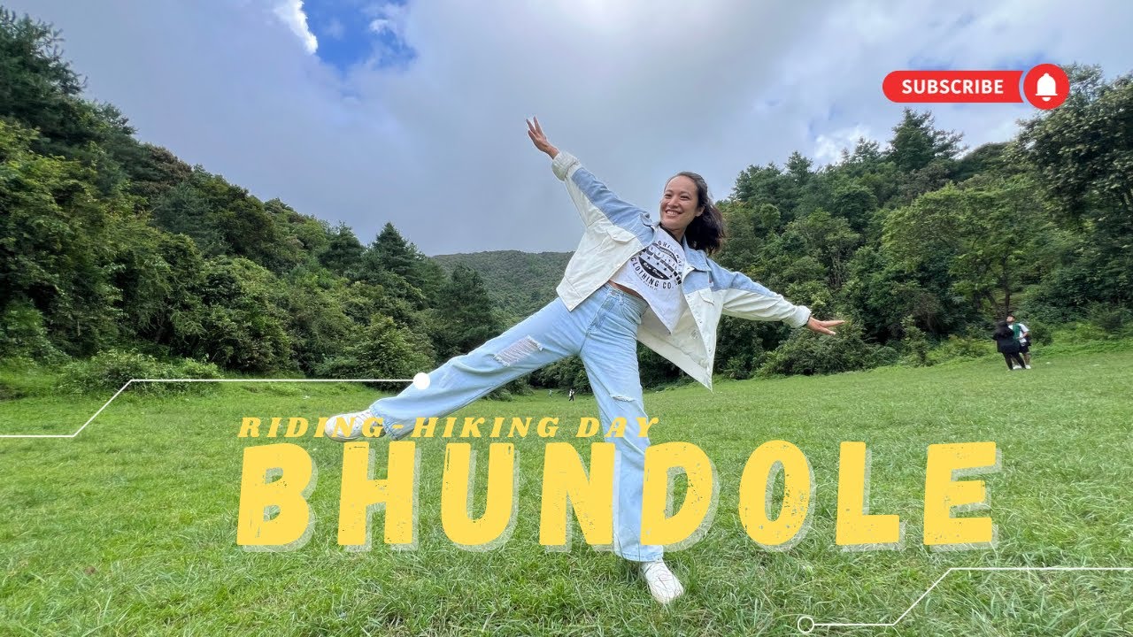 BHUNDOLE GROUND PHARPING  || Moto Vlog and Hiking || Best place Near Kathmandu ||@MissDulante737