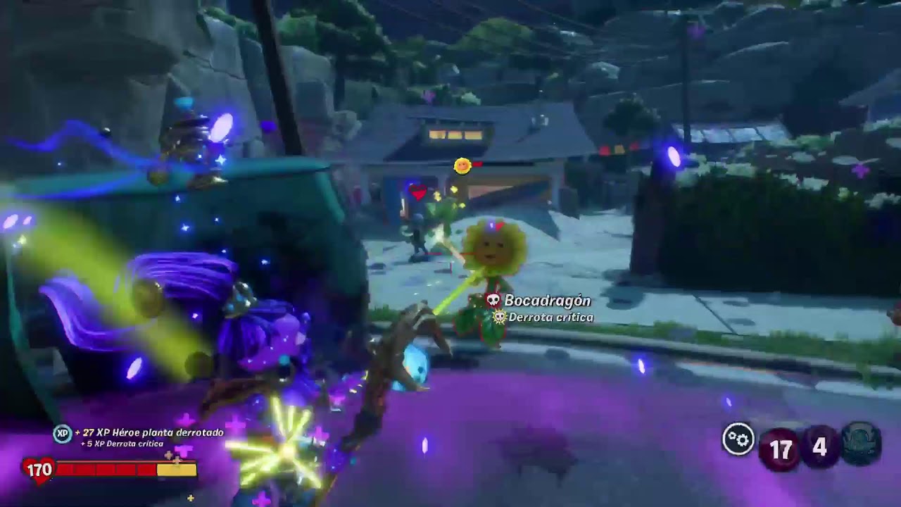 Jugando PvZ