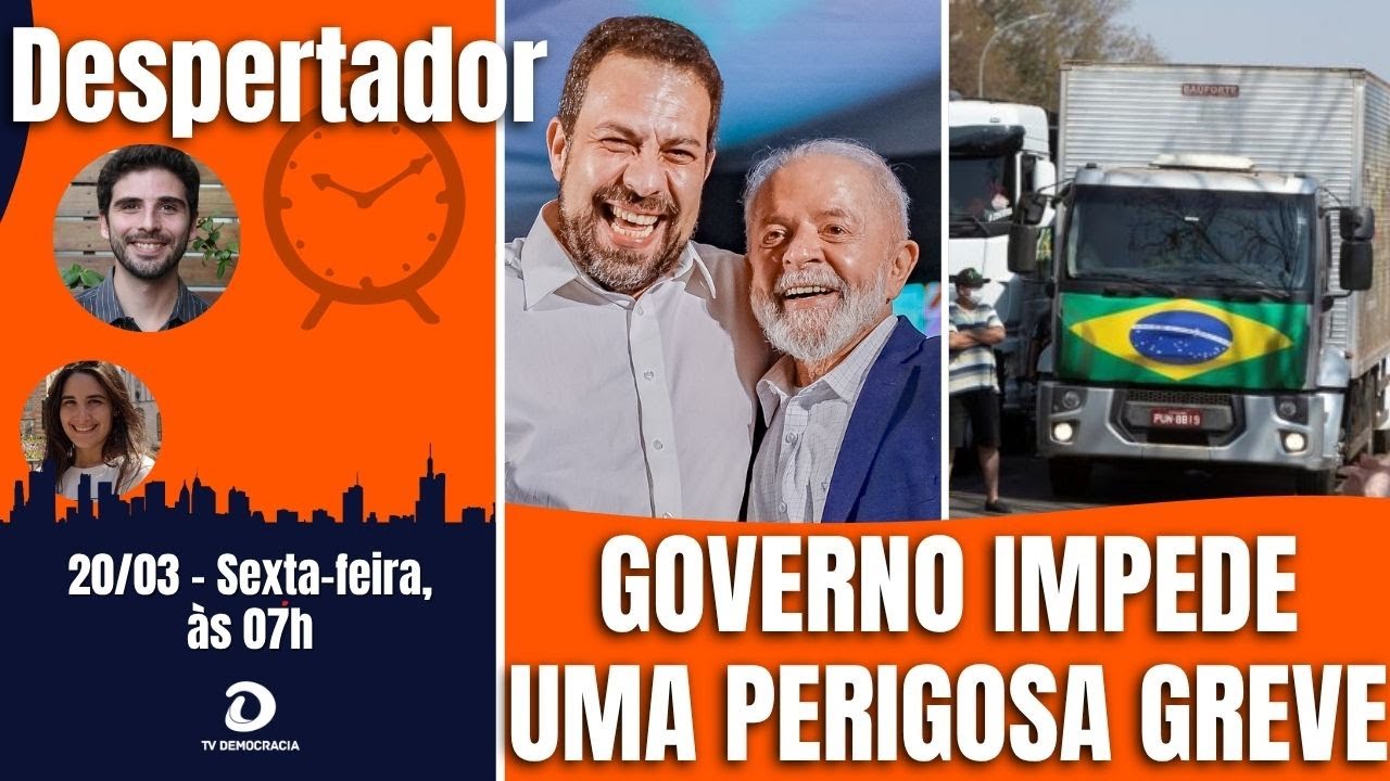 Caminhoneiros desistem de greve e encontrarão Boulos. Delação de Vorcaro avança. E+ | Despertador