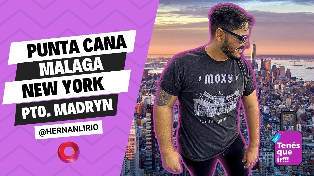 #TenesQueIr | Programa del 4 de junio en Punta Cana, Málaga, New York y Puerto Madryn