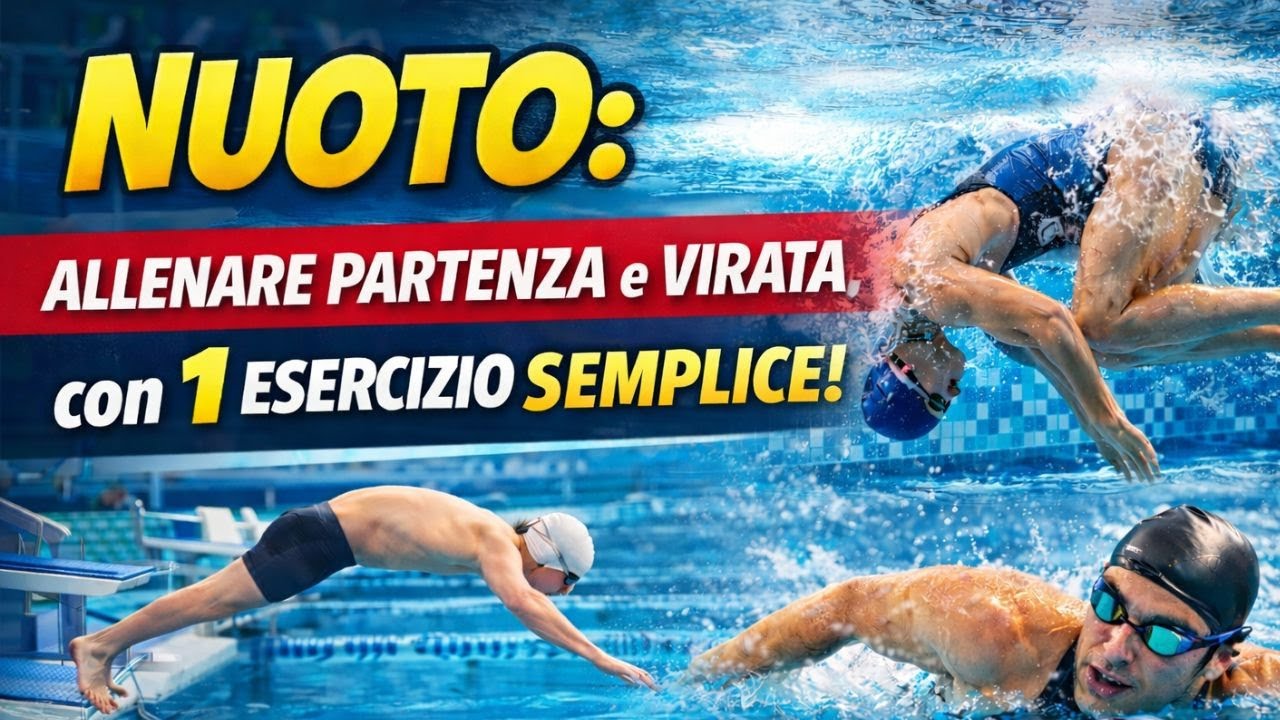 🏊‍♂️ Nuoto: Allenare partenza e virata con 1 esercizio semplice
