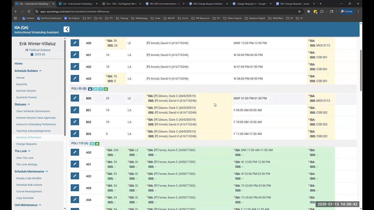 ISA Change Requests Training