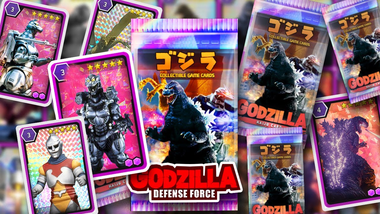 GODZILLA RARE CARD PACK HOW TO GET GODZILLA HOLOGRAM CARDS UNLOCK ★★★★★ 哥斯拉 ゴジラ ゴジラディフェンスフォース