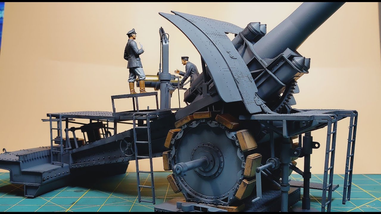 German WWI 420MM Siege Howitzer "Big Bertha" (Takom 1/35) Model Build
