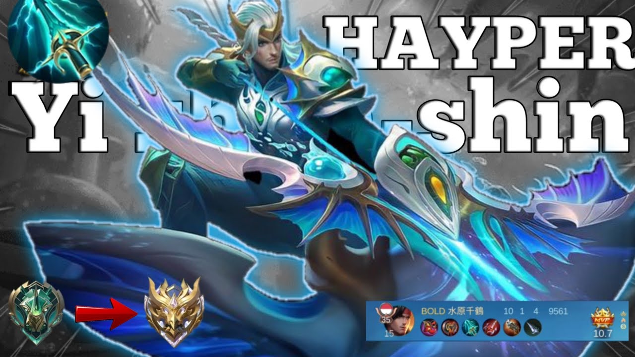 Game play YI SHUN-SHIN Rank Glory(Solo),auto bantai-bantai!![MOBILE LEGEND]