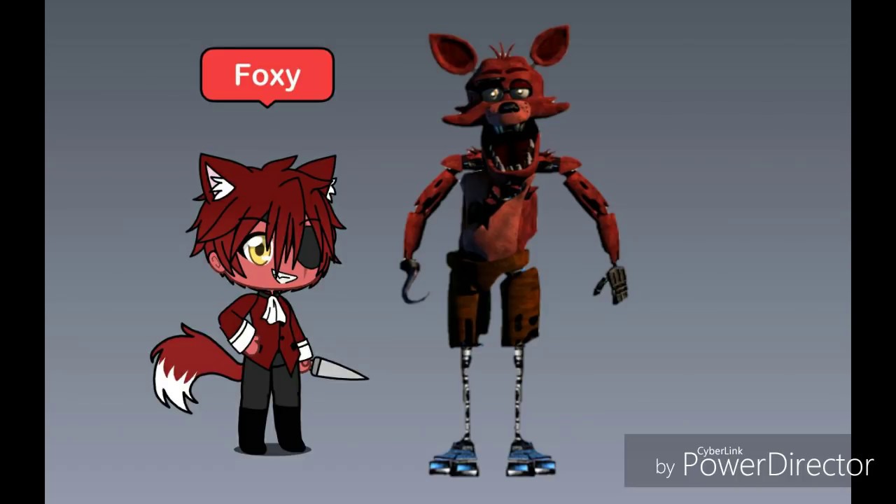 (Mostly) All the Fnaf Characters in Gacha Life (My Version)