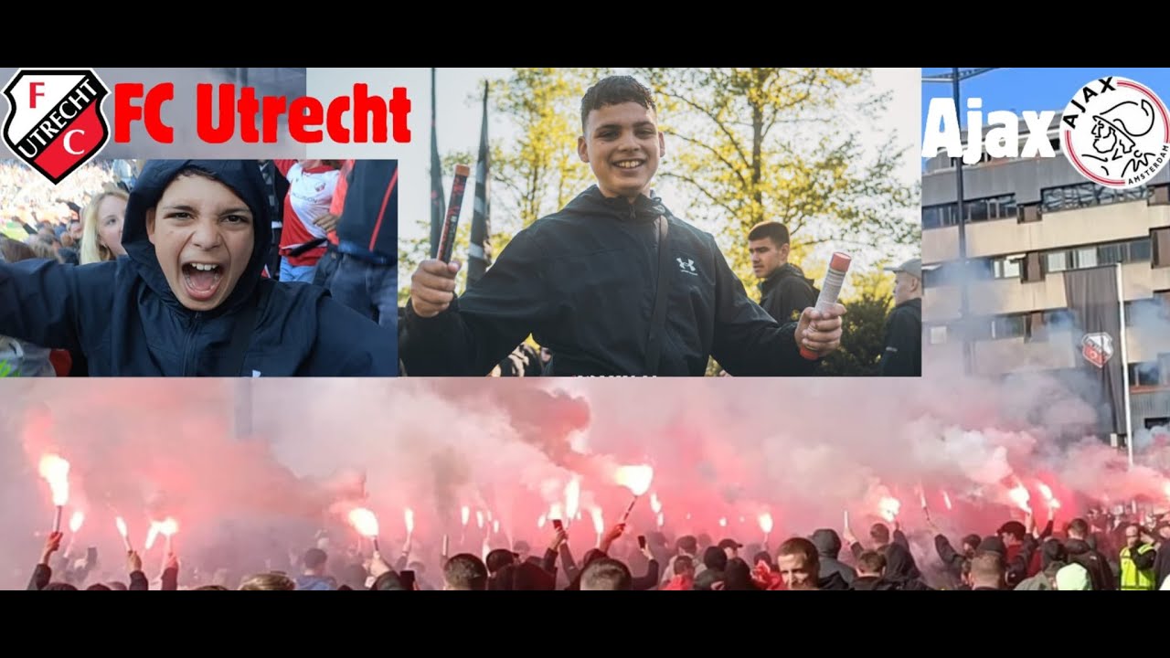 FC Utrecht - Ajax / Galgenwaard wordt gek met Corteo vol chaos!