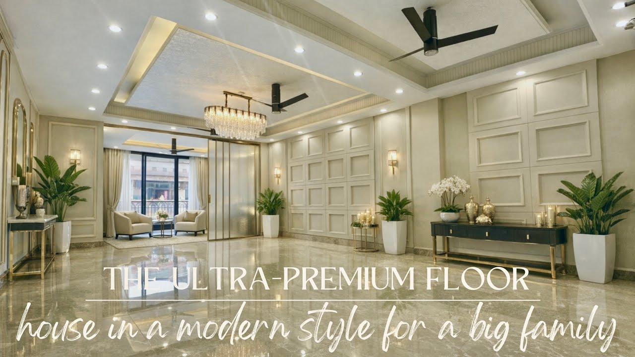 THE MOST EXCLUSIVE FLOOR | “YOUR PRIVATE HAVEN”😍 310 GAJ 4 BHK FLOOR IN INDIRAPURAM | MASSIVE SPACE😱