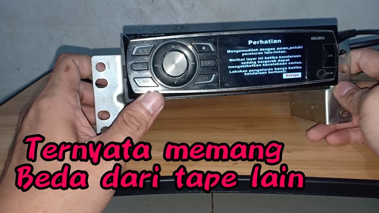 Cara mengunakan tape mobil ISUZU