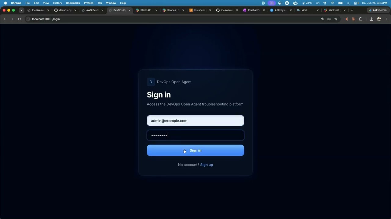 DevOps Open Agent Demo