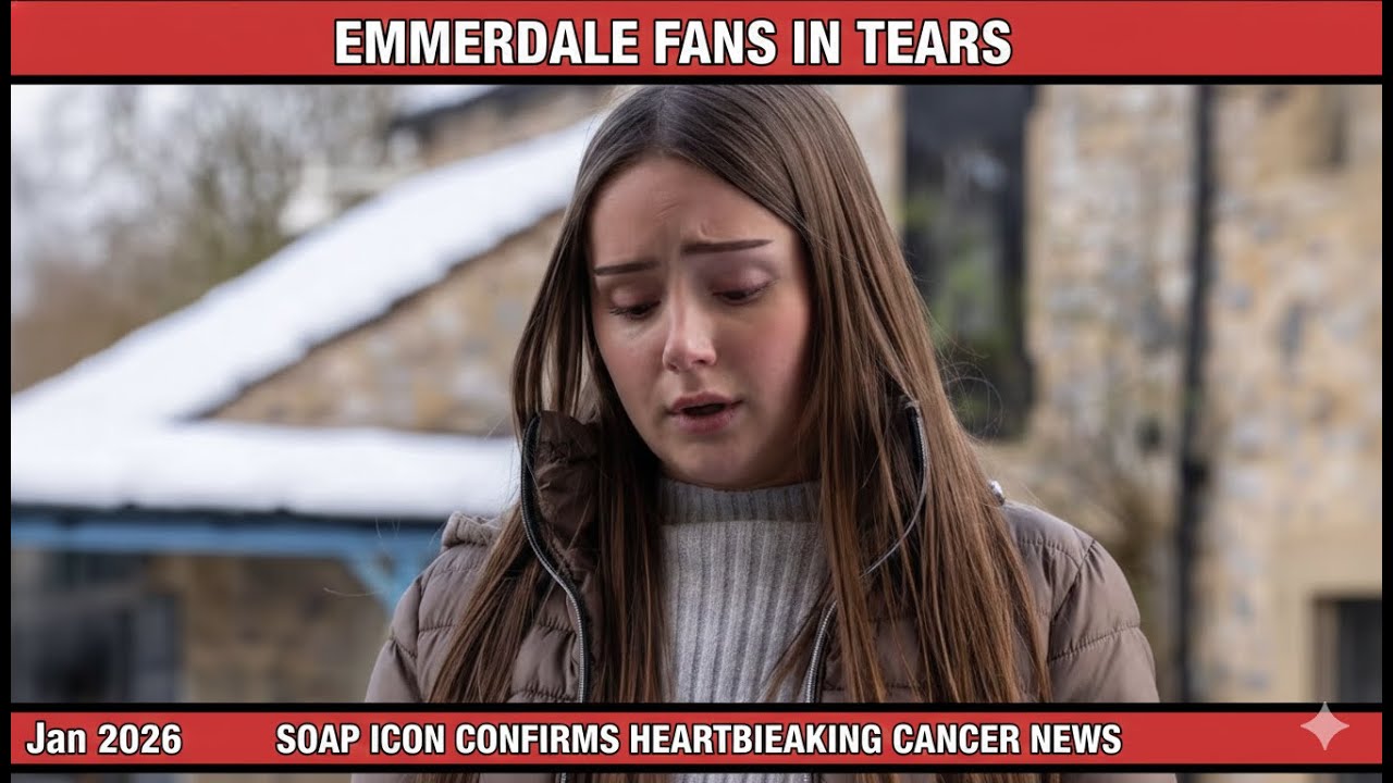 Emmerdale Fans in Tears as Soap Icon Confirms Heartbreaking Cancer News  Thumbnail prompt dau