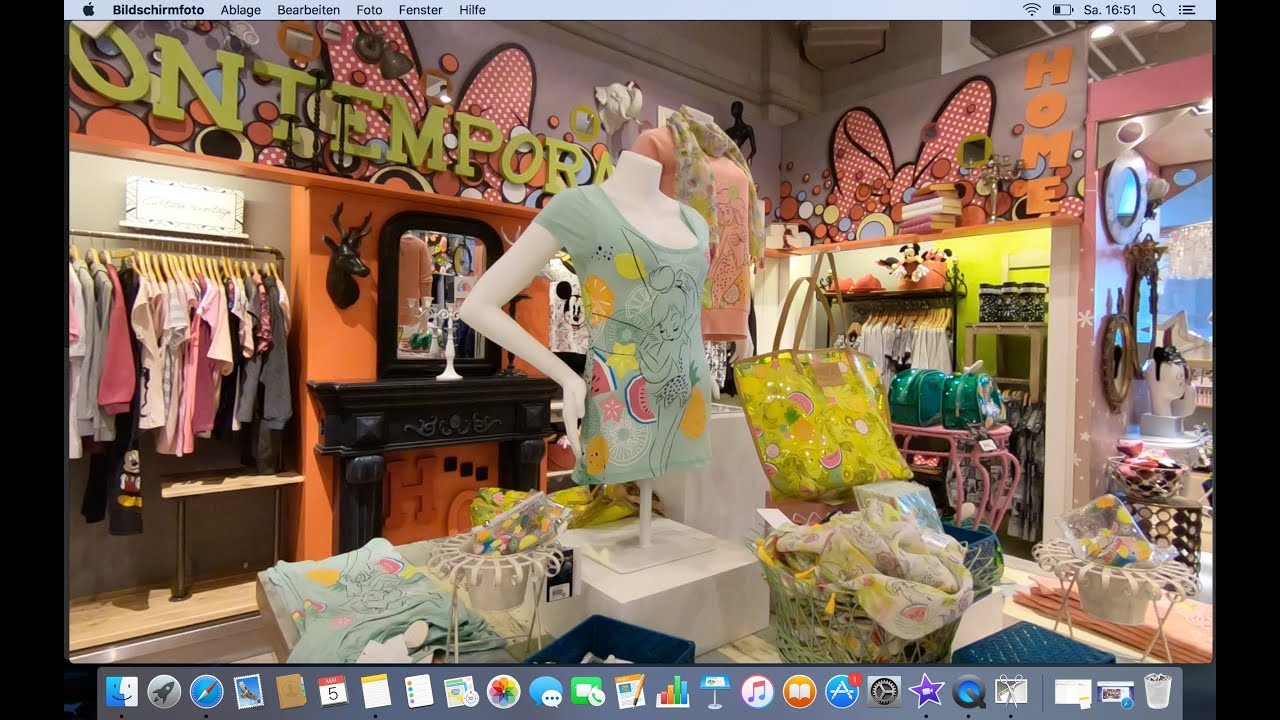 Disney Fashion Store Arielle & Tinkerbell Collection Disneyland Paris Update May 2018 Disney Village