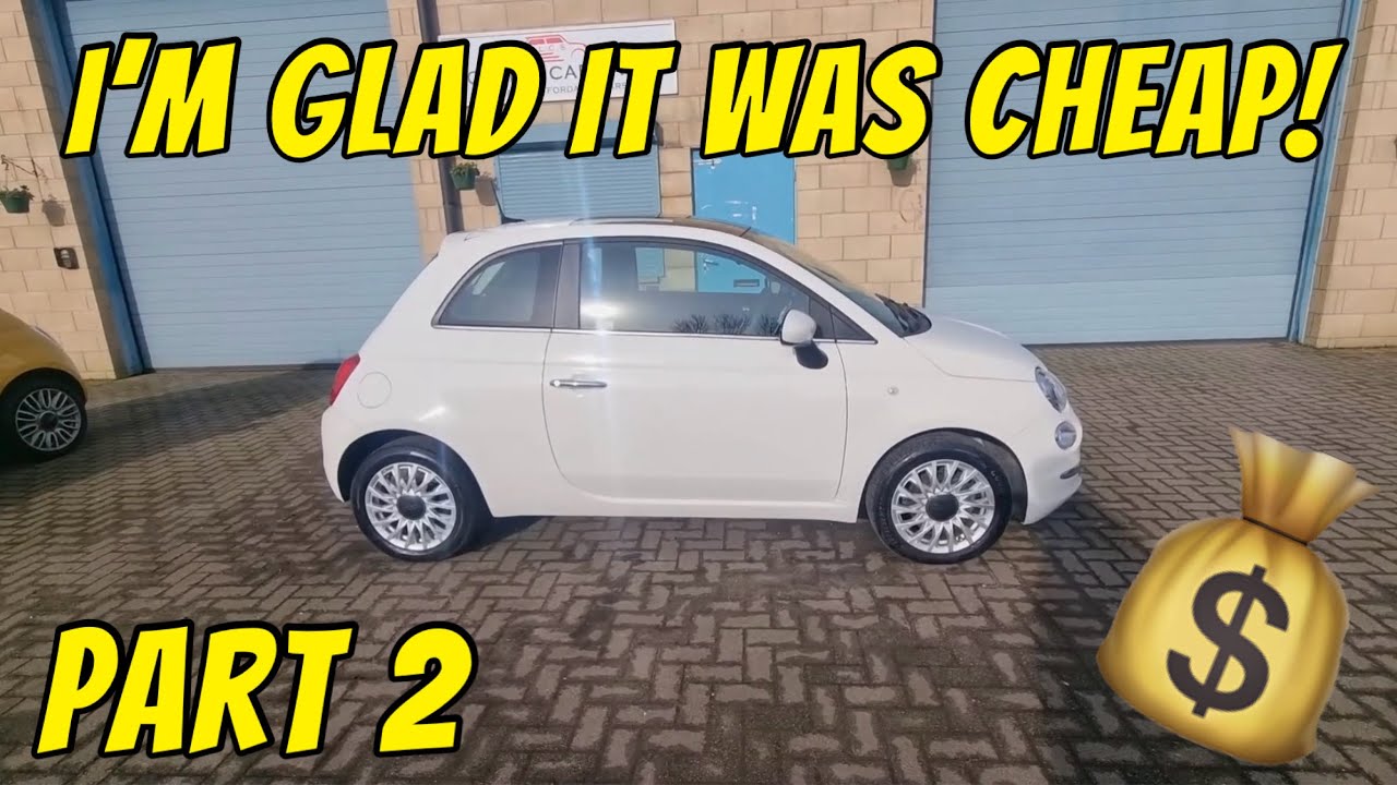 I Bought the CHEAPEST Cat S Fiat 500 from Copart. Can I Fix It?!
