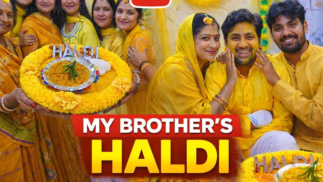 Bhai Ki Haldi Ceremony Highlights (Still a bit jealous of the groom, though)