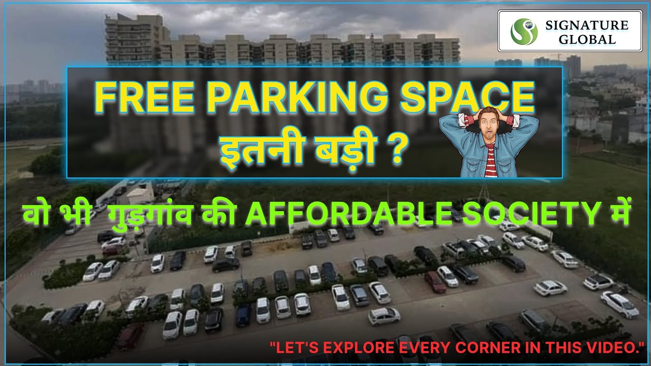 AFFORDABLE FLAT//FREE PARKING SPACE//READY TO MOVE//GURGAON//SALE//SIGNATURE GLOBAL//UNDER60LACS
