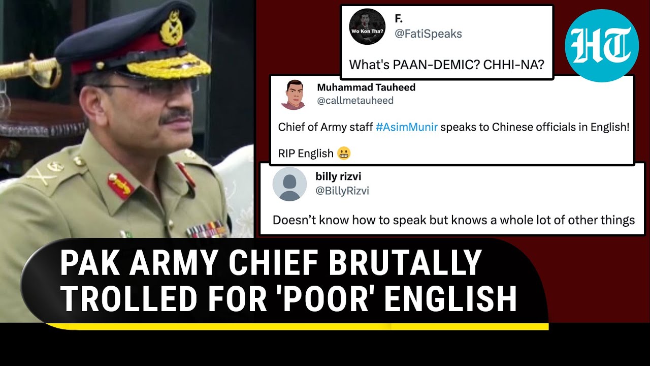 Pak Netizens mock their Army Chief over poor English; 'Sounds like Ratta-fication' | Watch