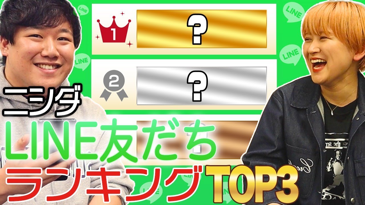 ニシダがLINEの友達に順位をつけてみた