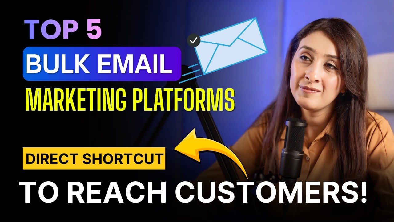 Top 5 Bulk Email Marketing Platforms Every Business Should Try | Send 1000 Emails in One Click!