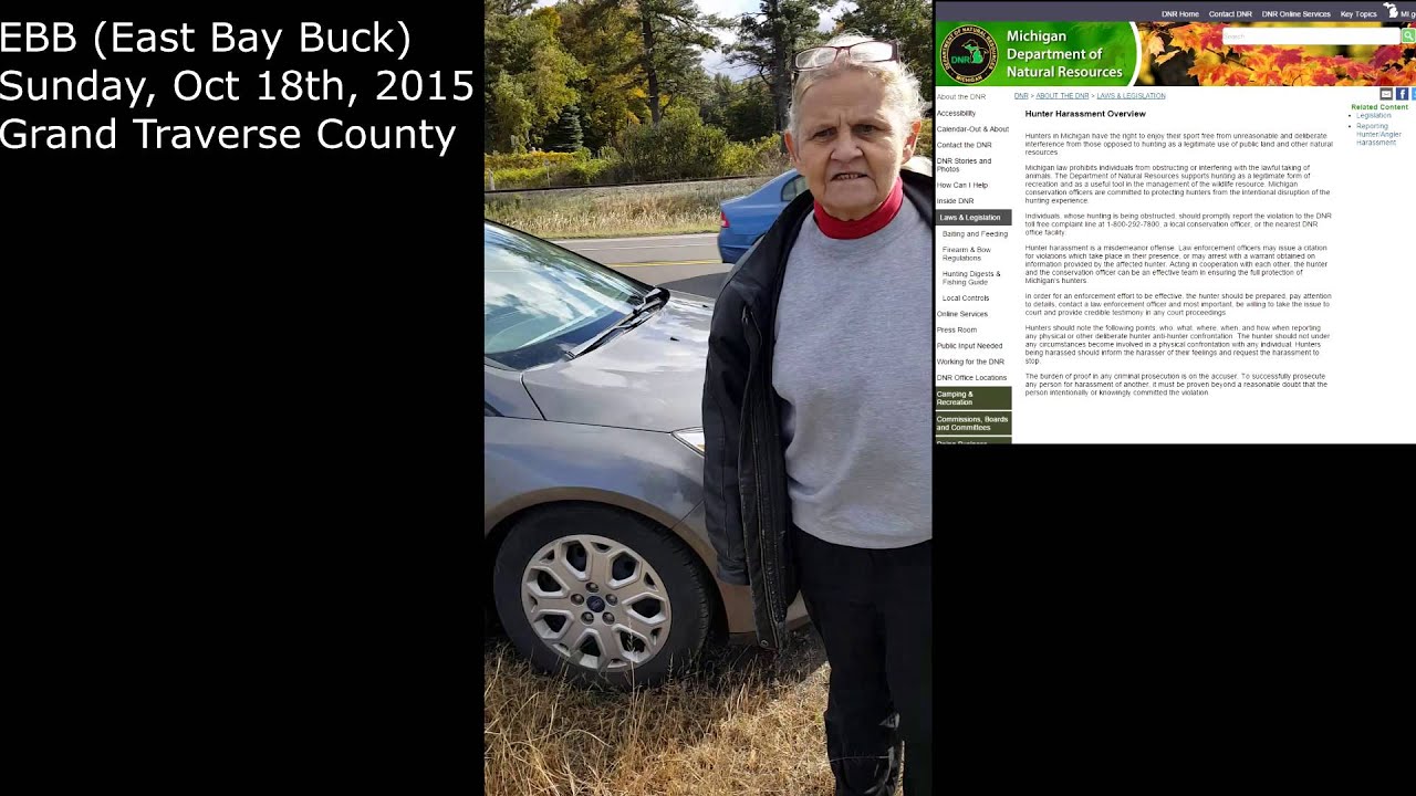 Hunter Harassment Michigan - Deer - East Bay