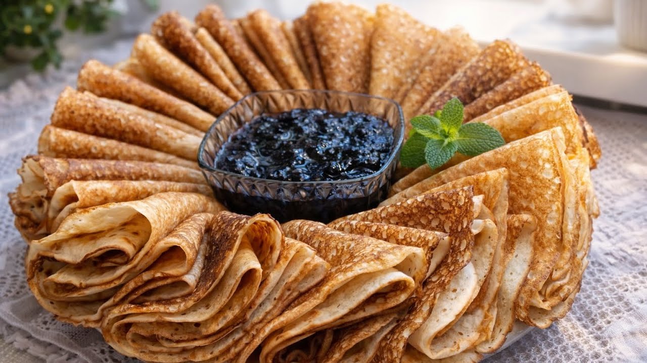  🥞Домашние блины на сыворотке — мягкие, эластичные, не рвутся 