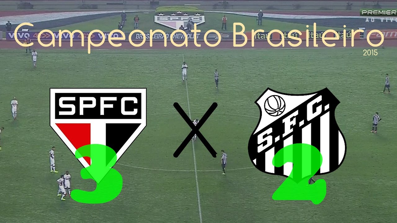 São Paulo vs Santos - Brasileirão 2015