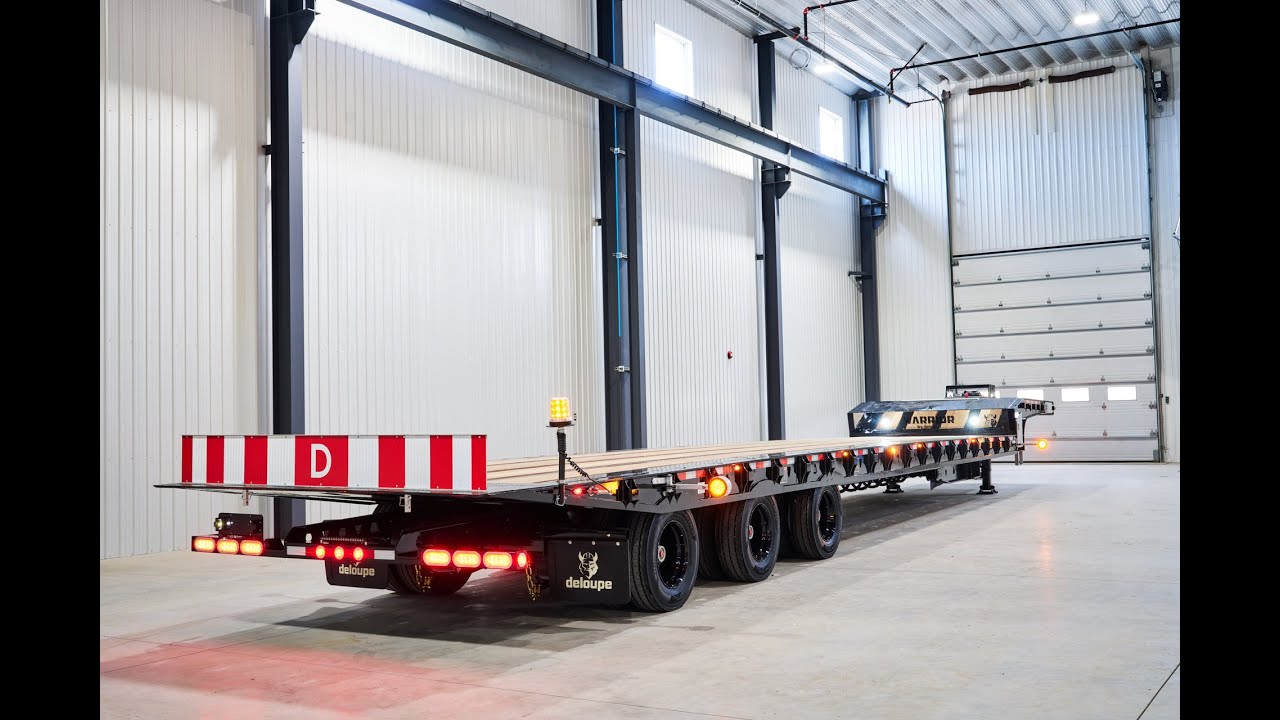 Deloupe Sliding Axle Recovery Trailer