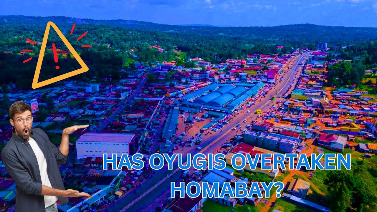 A drive through Oyugis, from Nyatindo 