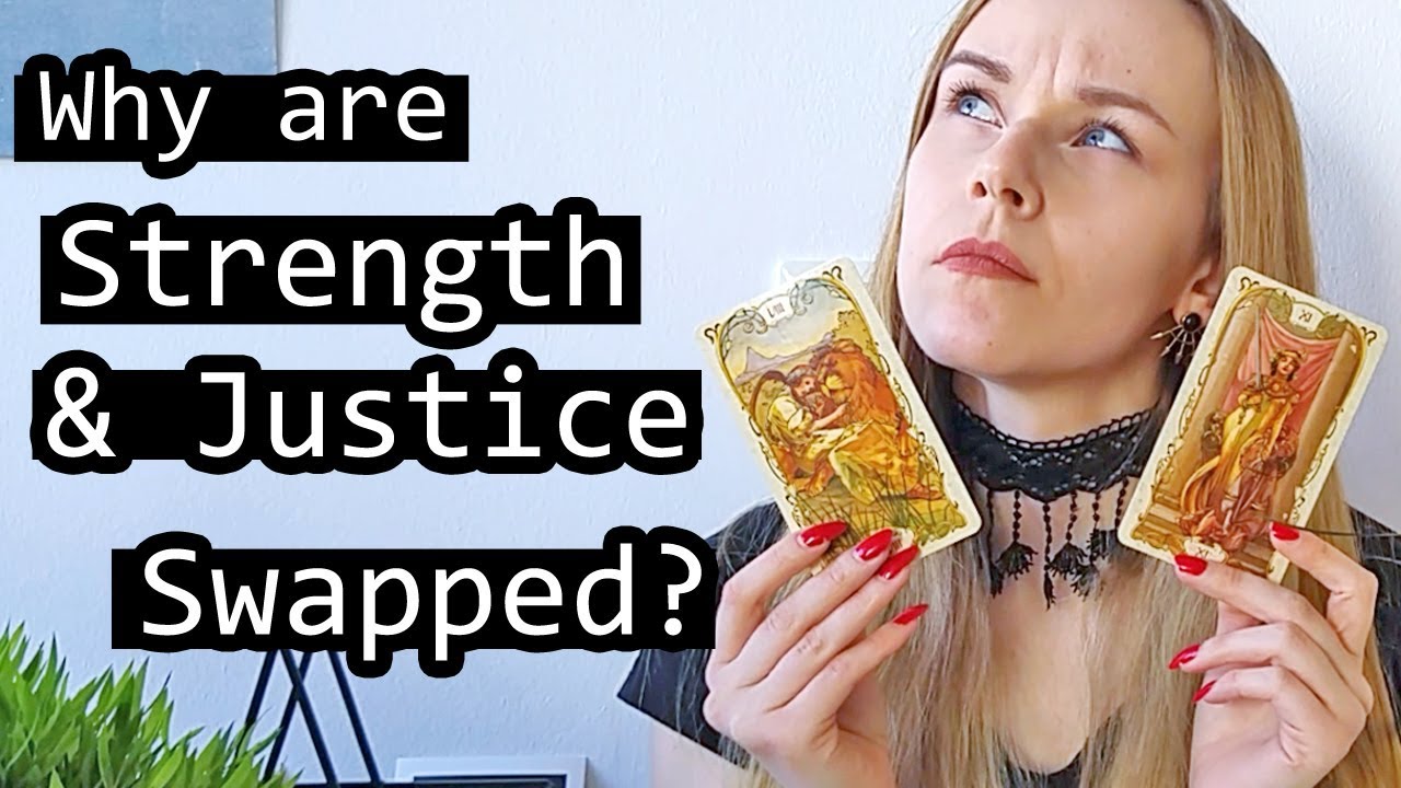Why switch the Strength & Justice Cards in Tarot? | Outer & Inner Path Transition