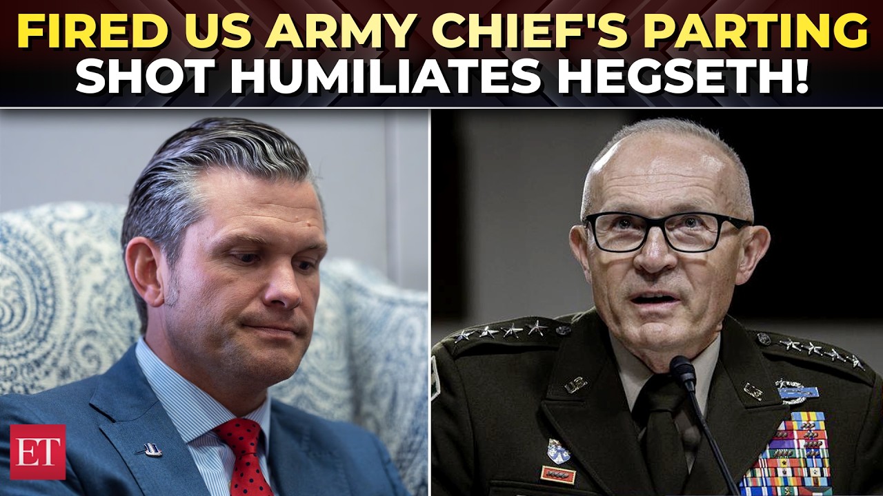 &lsquo;Our soldiers deserve leaders of character&rsquo;: Ousted Army chief RIPS Hegseth in departing message