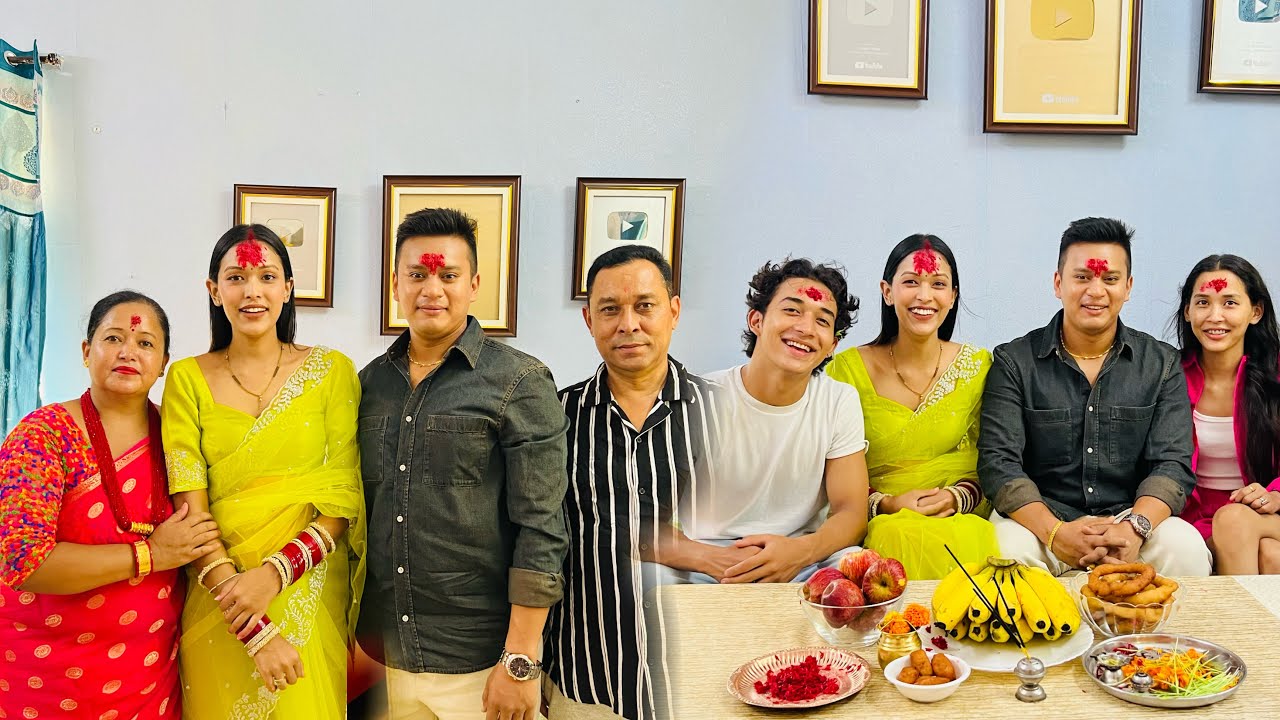 Mumbai main dashain manaya 😍 || jawai ki tarif 😱|| Varsha Thapa