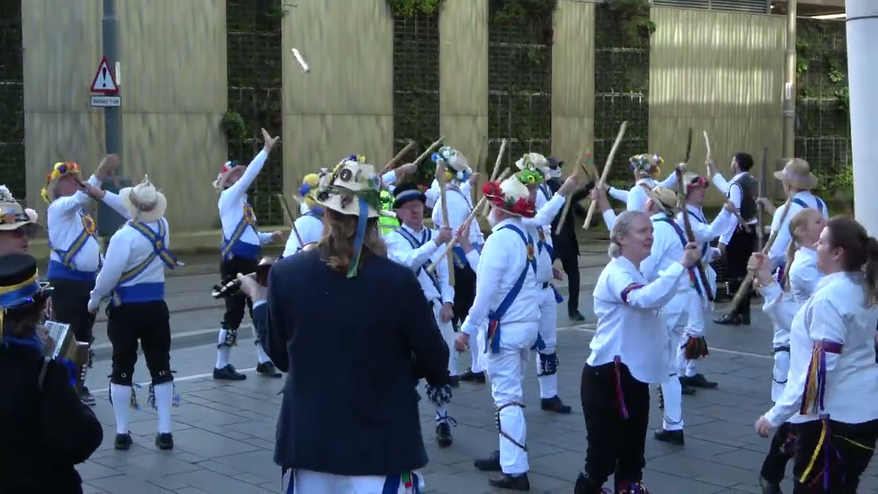 Jockey Morris Plough Tour 2023 Massed dance 