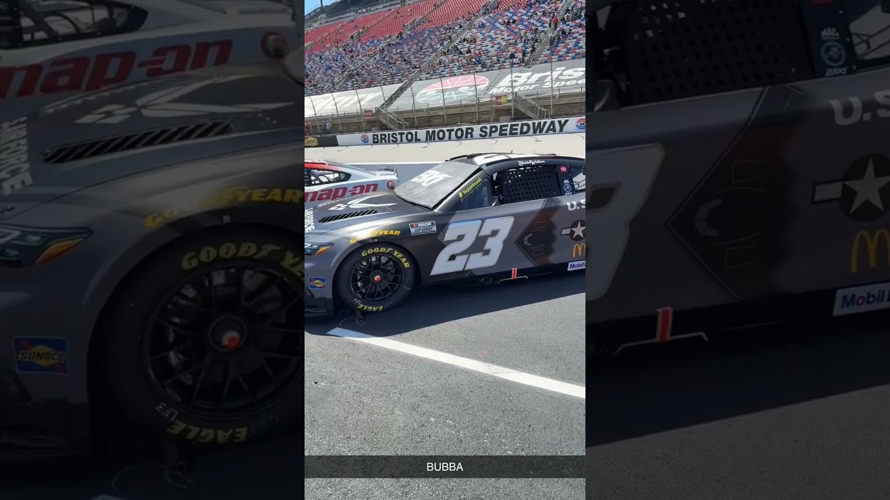 Bubba Wallace's B2 23XI NASCAR @ Bristol!