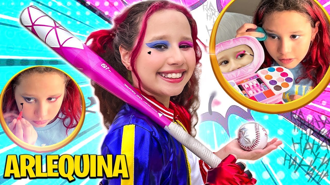 Я ПРЕВРАТИЛАСЬ В ХАРЛИ КВИНН Макияж на Хэллоуин – Valentina