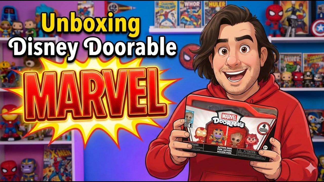 “¡Unboxing Disney Doorables MARVEL! 😱 ¿Qué superhéroe me tocó?” #disney #marvel #doorables