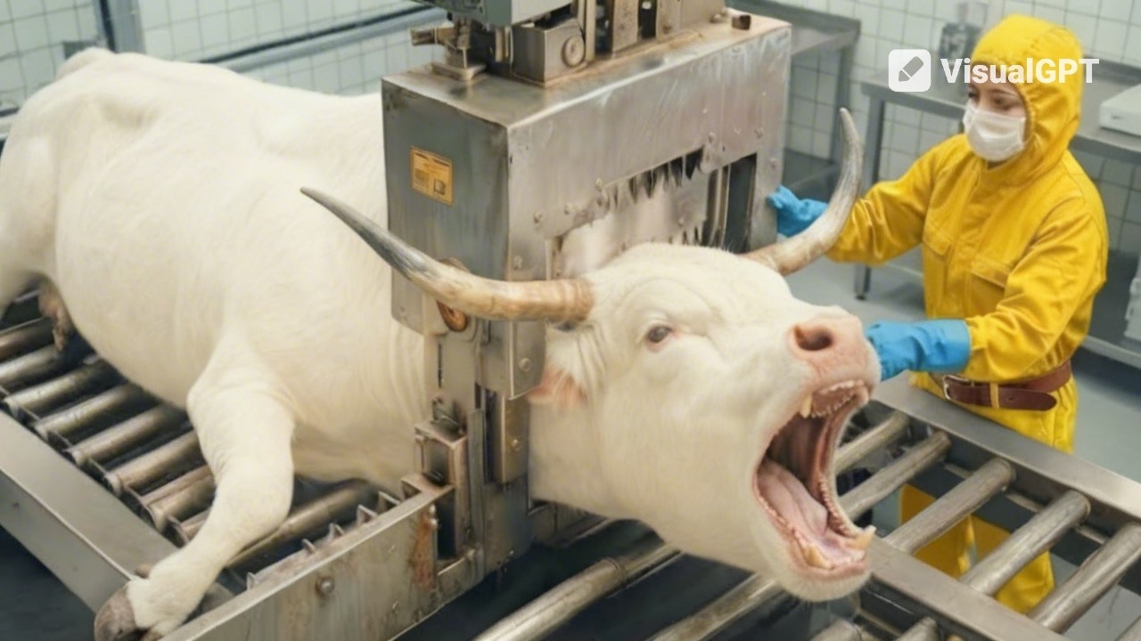 Inside the White Bull Horn Leather Factory (Full Process)😭, How Million-Dollar Goods are made